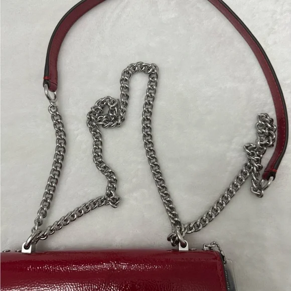 🌺Coach Mini Klare Crossbody Bag -Fire Red - Picture 4 of 13